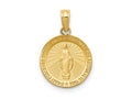 FJC Finejewelers 10 kt Yellow Gold Miraculous Medal Charm 20 x 12 mm