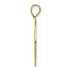 FJC Finejewelers 10 kt Yellow Gold Saint Christopher Medal Charm 36 x 26 mm