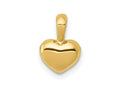 FJC Finejewelers 10 kt Yellow Gold Polished 3D Puffed Heart Charm 12 x 7 mm