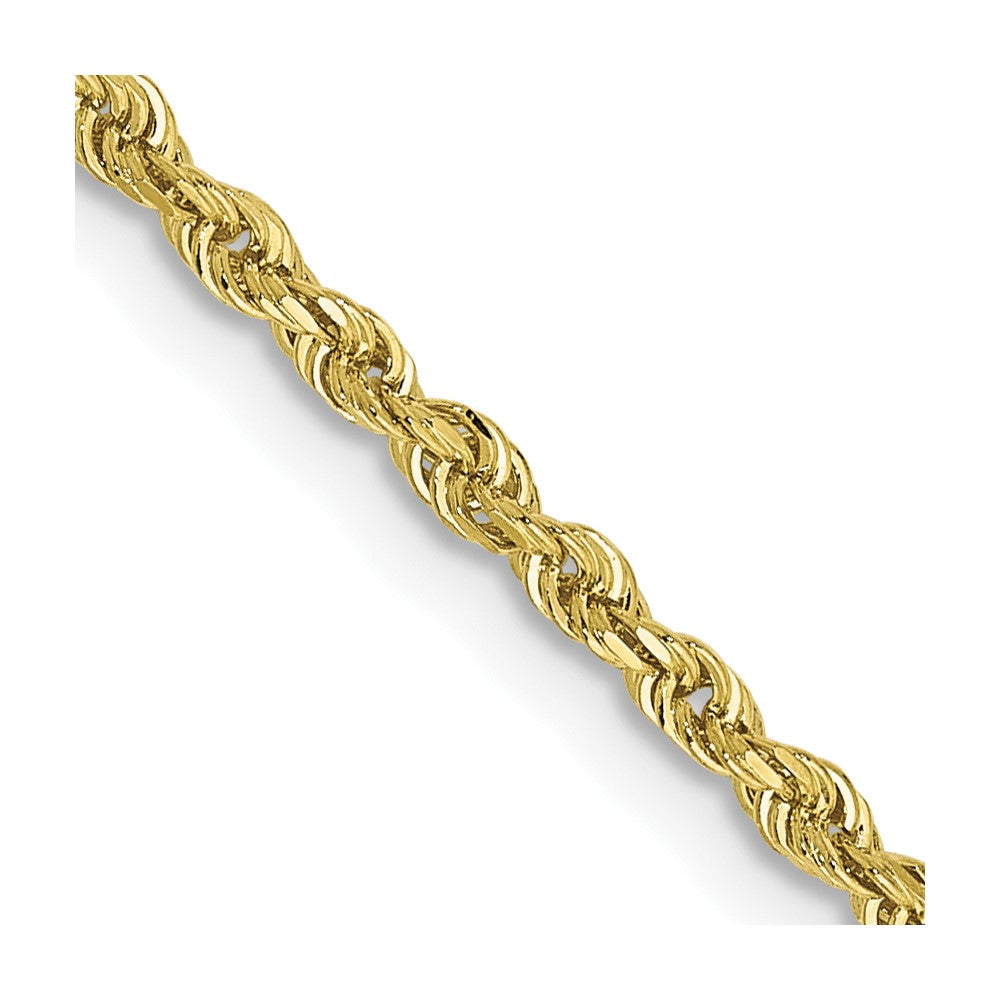FJC Finejewelers 10 kt Yellow Gold Bright Cut Quadruple Rope Chain 26 Inches x 2 mm