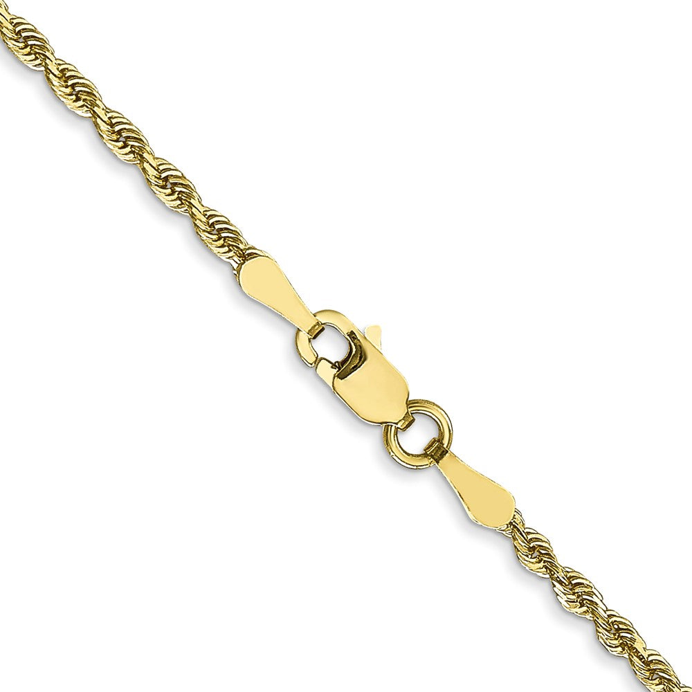 FJC Finejewelers 10 kt Yellow Gold Bright Cut Quadruple Rope Chain 26 Inches x 2 mm