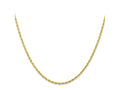 FJC Finejewelers 10 kt Yellow Gold Bright Cut Quadruple Rope Chain 26 Inches x 2 mm
