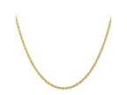 FJC Finejewelers 10 kt Yellow Gold Bright Cut Quadruple Rope Chain 26 Inches x 2 mm