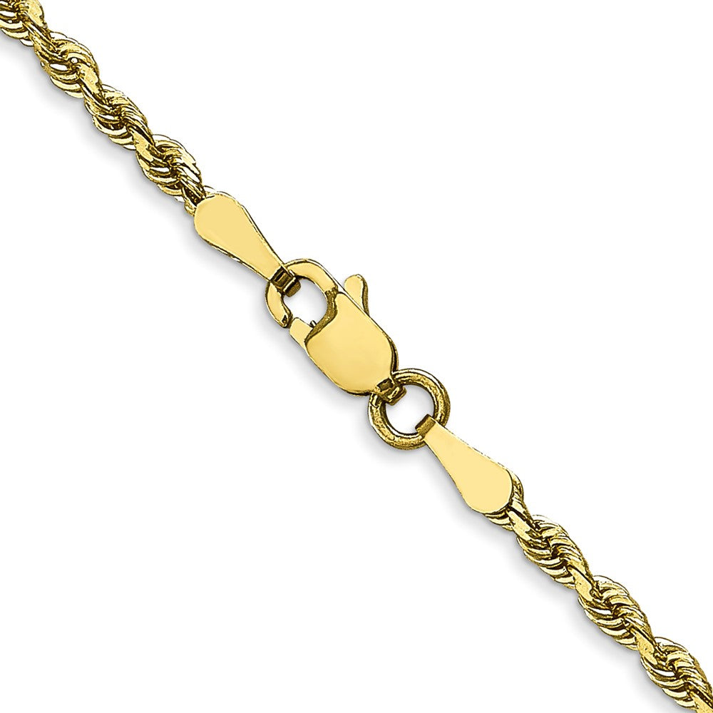 FJC Finejewelers 10 kt Yellow Gold Bright Cut Quadruple Rope Chain 26 Inches x 2.25 mm