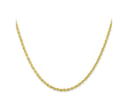 FJC Finejewelers 10 kt Yellow Gold Bright Cut Quadruple Rope Chain 26 Inches x 2.25 mm
