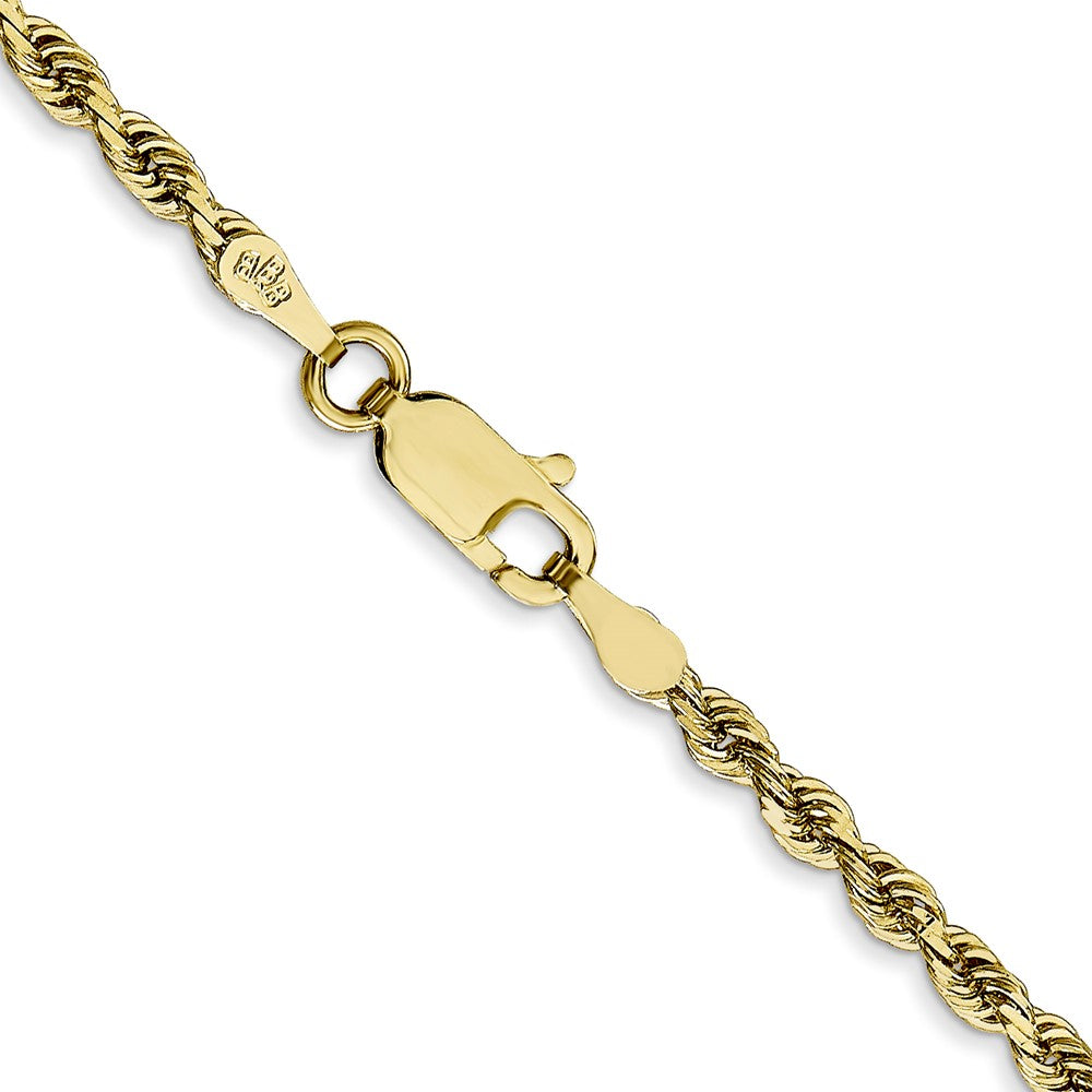 FJC Finejewelers 10 kt Yellow Gold Bright Cut Quadruple Rope Chain 26 Inches x 2.75 mm