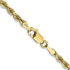 FJC Finejewelers 10 kt Yellow Gold Bright Cut Quadruple Rope Chain 26 Inches x 3 mm
