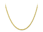 FJC Finejewelers 10 kt Yellow Gold Bright Cut Quadruple Rope Chain 26 Inches x 3 mm