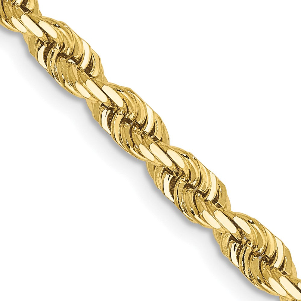 FJC Finejewelers 10 kt Yellow Gold Bright Cut Quadruple Rope Chain 26 Inches x 4 mm