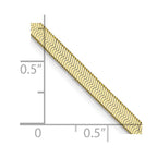 FJC Finejewelers 10 kt Yellow Gold Silky Herringbone Chain 22 Inches x 3 mm