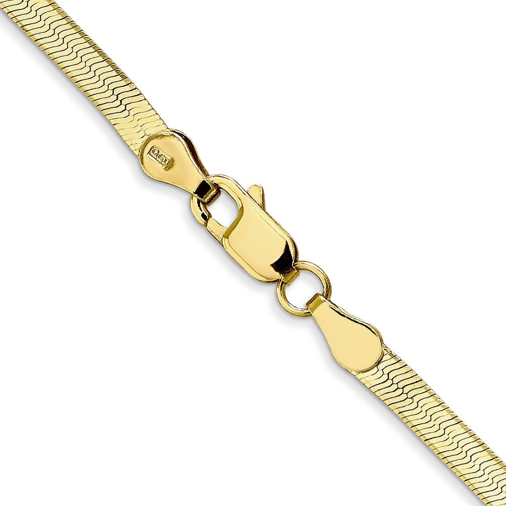 FJC Finejewelers 10 kt Yellow Gold Silky Herringbone Chain 22 Inches x 3 mm