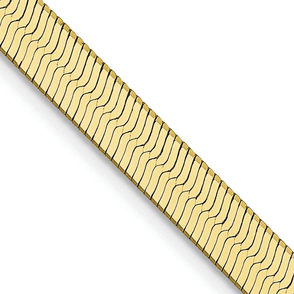 FJC Finejewelers 10 kt Yellow Gold Silky Herringbone Chain 22 Inches x 4 mm
