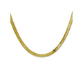 FJC Finejewelers 10 kt Yellow Gold Silky Herringbone Chain 22 Inches x 4 mm