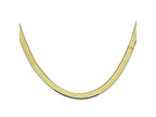 FJC Finejewelers 10 kt Yellow Gold Silky Herringbone Chain 22 Inches x 5.5 mm