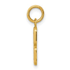 FJC Finejewelers 10 kt Yellow Gold Casted Small Polished Number 8 Charm 20 x 7 mm