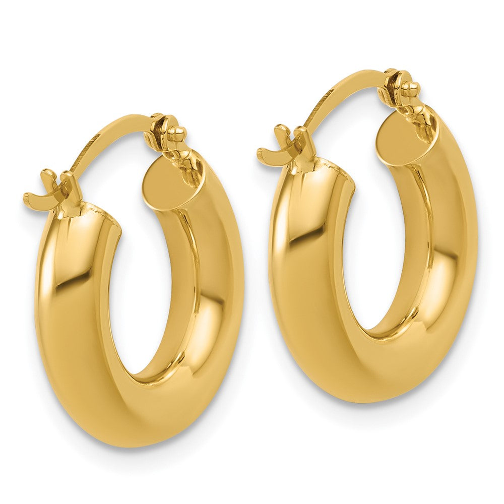 FJC Finejewelers 10 kt Yellow Gold Yellow x 17mm Polished Hoop Earrings 17 mm x 4 mm