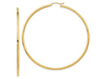 FJC Finejewelers 10 kt Yellow Gold Polished 2.5mm Lightweight Tube Hoop Earrings 65 mm x 66 mm