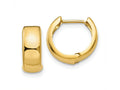 FJC Finejewelers 10 kt Yellow Gold Hinged Hoop Earrings 12 mm x 12 mm