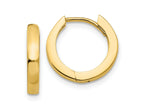 FJC Finejewelers 10 kt Yellow Gold Hinged Hoop Earrings 13 mm x 1 mm