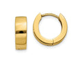 FJC Finejewelers 10 kt Yellow Gold Hinged Hoop Earrings 9 mm x 4 mm