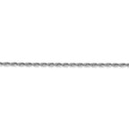 FJC Finejewelers 10 kt White Gold Bright Cut Quadruple Rope Chain Lobster Clasp 26 Inches x 1.85 mm