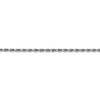 FJC Finejewelers 10 kt White Gold Bright Cut Quadruple Rope Chain Lobster Clasp 26 Inches x 2.25 mm