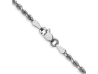 FJC Finejewelers 10 kt White Gold Bright Cut Quadruple Rope Chain Lobster Clasp 26 Inches x 2.25 mm
