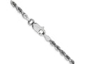 FJC Finejewelers 10 kt White Gold Bright Cut Quadruple Rope Chain Lobster Clasp 26 Inches x 2.75 mm