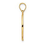FJC Finejewelers 10 kt Yellow Gold Ichthus Fish Charm 23 x 6 mm
