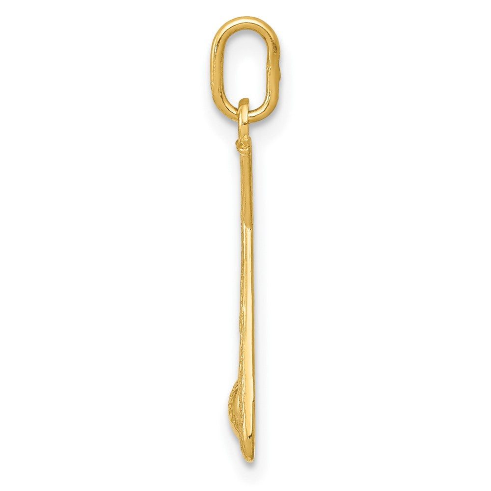 FJC Finejewelers 10 kt Yellow Gold Baseball Bats and Ball Charm 22 x 8 mm