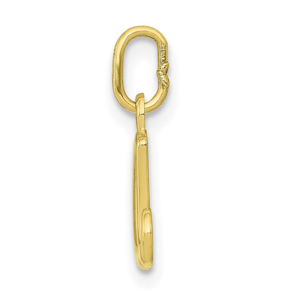 FJC Finejewelers 10 kt Yellow Gold Letter A Initial Charm 11 mm x 9 mm