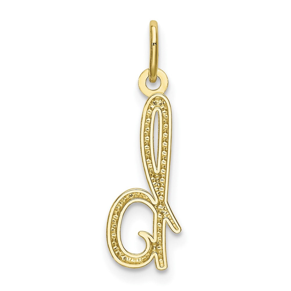 FJC Finejewelers 10 kt Yellow Gold Letter B Initial Charm 17 mm x 7 mm