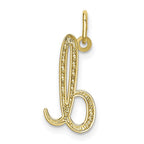 FJC Finejewelers 10 kt Yellow Gold Letter D Initial Charm