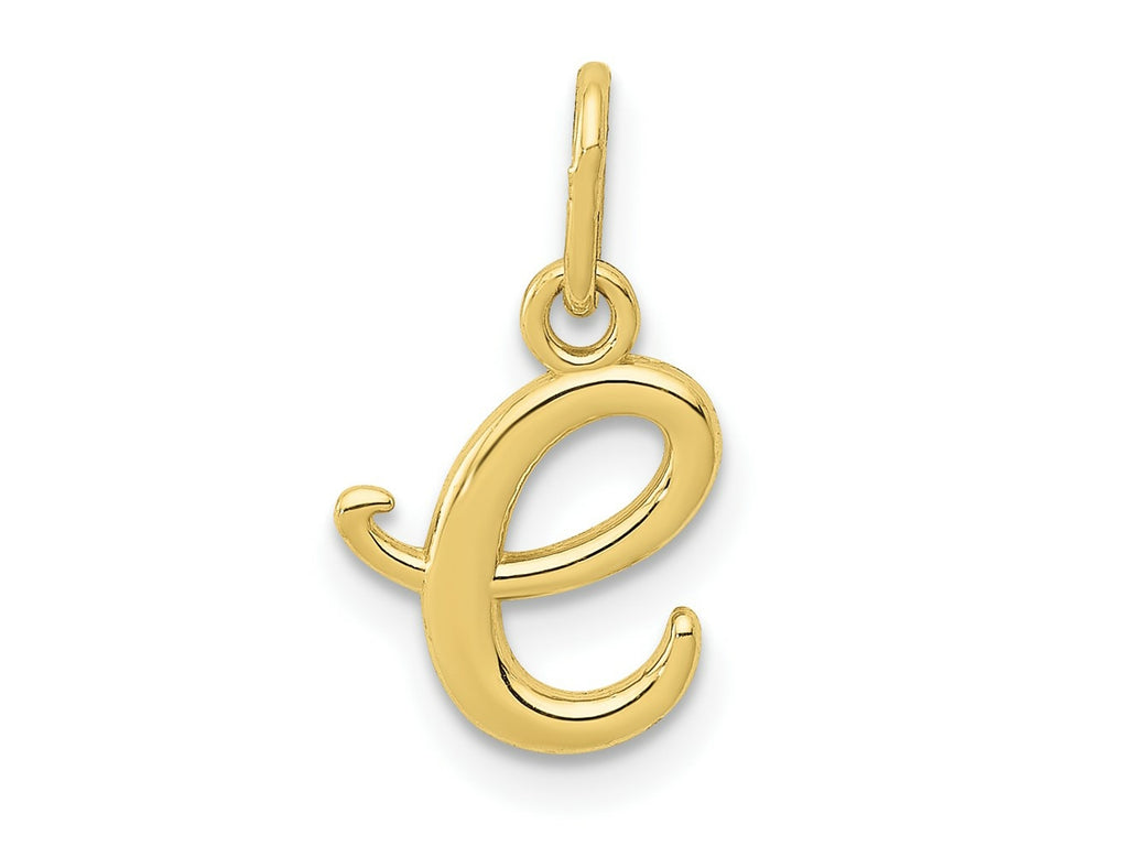 FJC Finejewelers 10 kt Yellow Gold Letter E Initial Charm