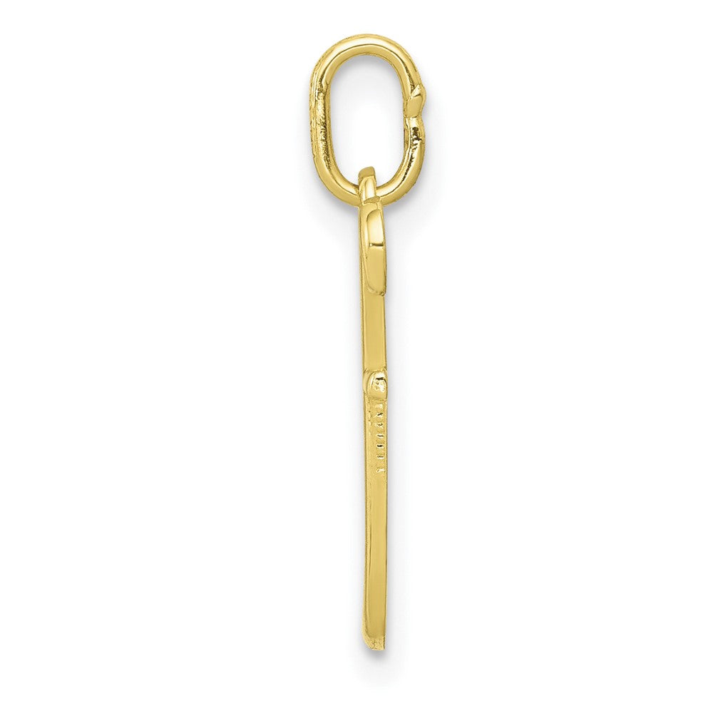 FJC Finejewelers 10 kt Yellow Gold Letter F Initial Charm