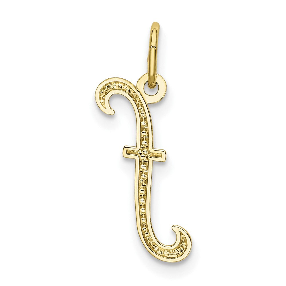 FJC Finejewelers 10 kt Yellow Gold Letter F Initial Charm