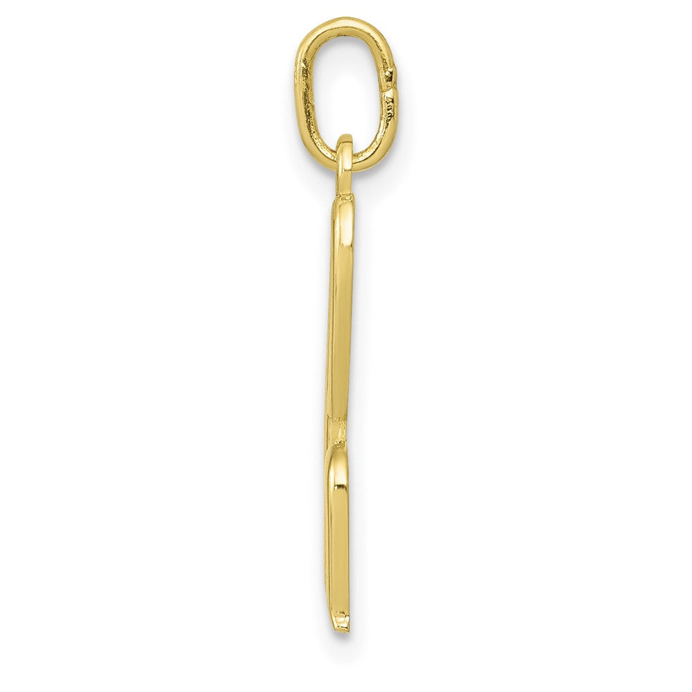 FJC Finejewelers 10 kt Yellow Gold Letter H Initial Charm