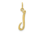 FJC Finejewelers 10 kt Yellow Gold Letter J Initial Charm
