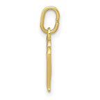 FJC Finejewelers 10 kt Yellow Gold Letter M Initial Charm