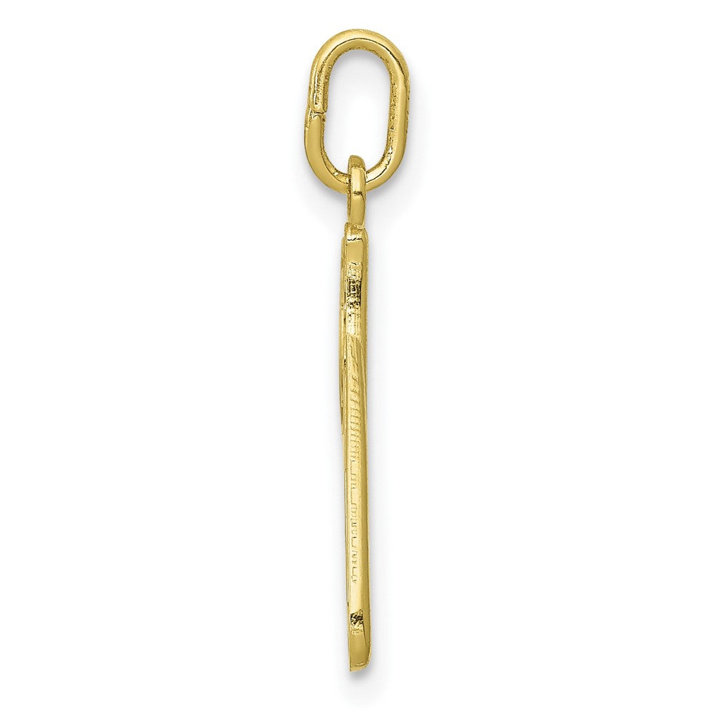 FJC Finejewelers 10 kt Yellow Gold Letter P Initial Charm