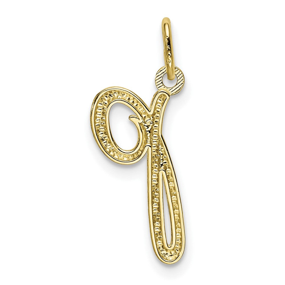 FJC Finejewelers 10 kt Yellow Gold Letter P Initial Charm