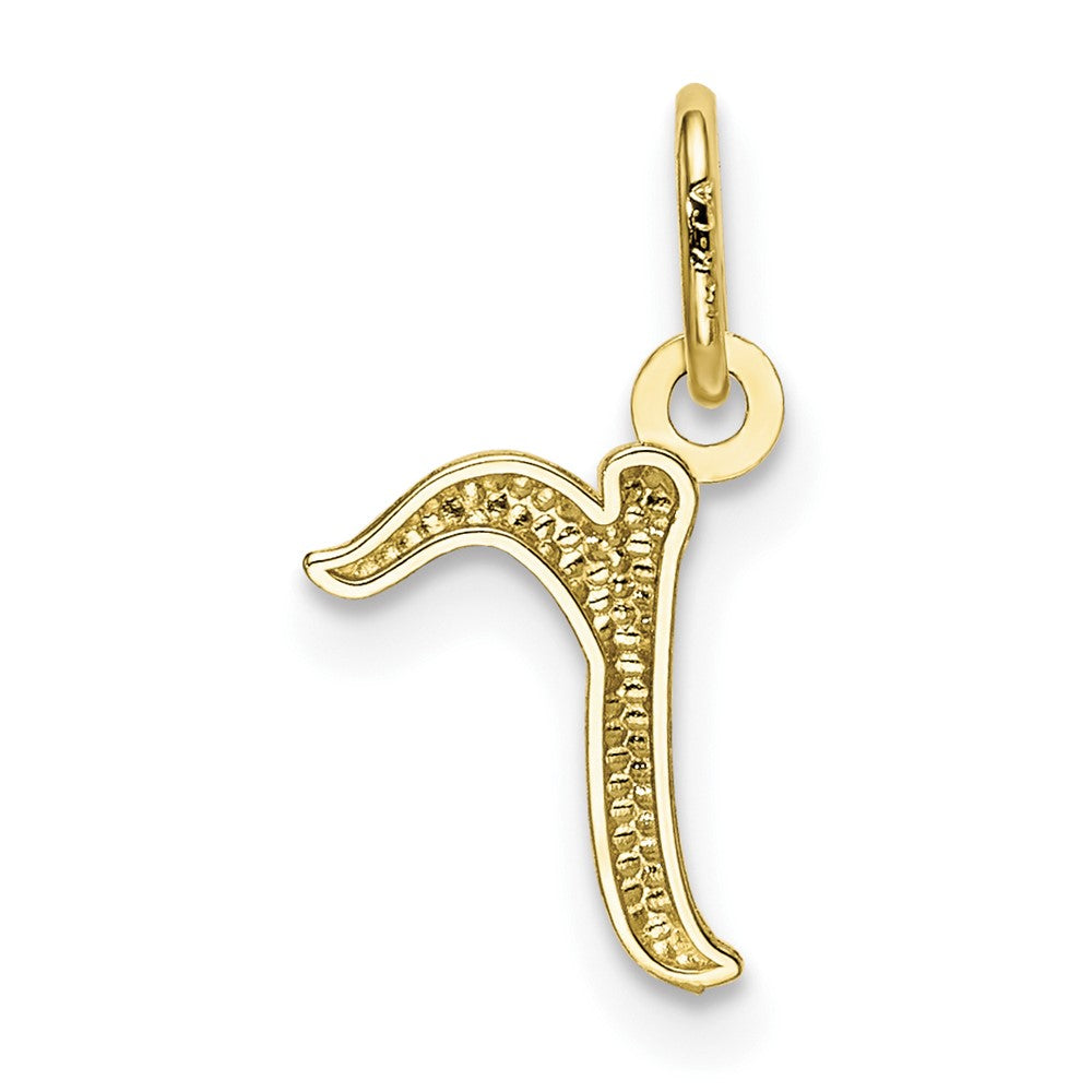 FJC Finejewelers 10 kt Yellow Gold Letter R Initial Charm