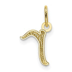 FJC Finejewelers 10 kt Yellow Gold Letter R Initial Charm