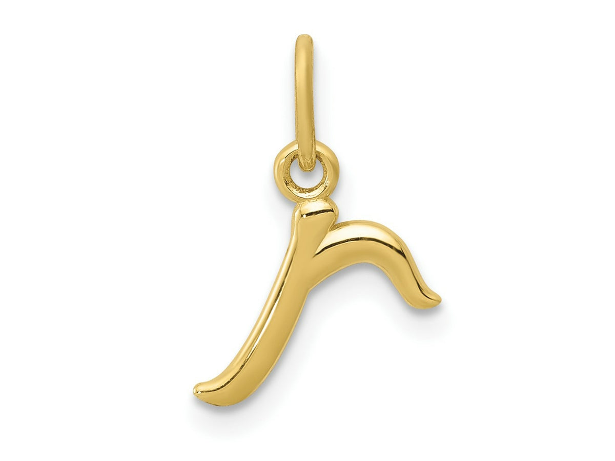 FJC Finejewelers 10 kt Yellow Gold Letter R Initial Charm