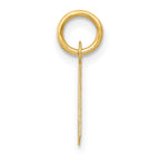 FJC Finejewelers 10 kt Yellow Gold Small Slanted Block Initial A Charm 15 x 6 mm