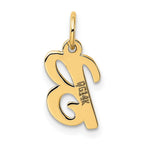 FJC Finejewelers 10 kt Yellow Gold Small Script Initial B Charm 17 x 10 mm