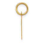 FJC Finejewelers 10 kt Yellow Gold Small Script Initial T Charm 17 x 11 mm