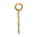 FJC Finejewelers 10 kt Yellow Gold Love Symbol Charm 21 x 15 mm