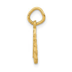 FJC Finejewelers 10 kt Yellow Gold Unicorn Charm 16 x 13 mm