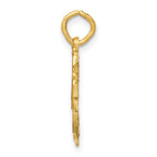 FJC Finejewelers 10 kt Yellow Gold Unicorns Head Charm 20 x 15 mm